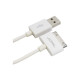 Кабель JCPAL 30-pin to USB, 1m White